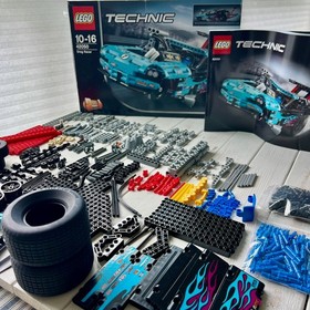 LEGO TECHNIC: Drag Racer (42050) in a box with all manuals