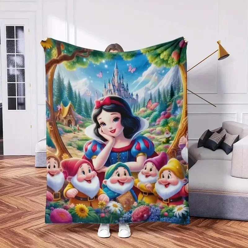 Snow White And The Seven Dwarfs Magic Castle, Fleece Blanket