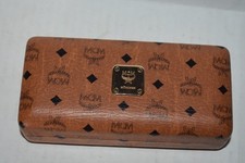 MCM Large Tan Hardshell Glasses Case
