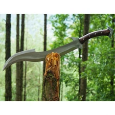 Custom Handmade Carbon Steel  Survival Khopesh Sword| Hunting Sword Camping 87