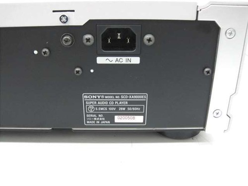 Sony SCD-XA9000ES SACD Player Remote Cable Included Used High-End Audio - Picture 7 of 9