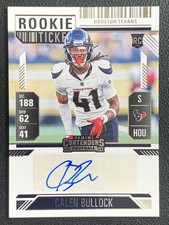 Calen Bulllock 2024 Panini Contenders Football Rookie Ticket Auto RC #212