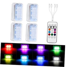11 LEDs Wireless Strobe Lights with Remote 500mAh Rechargeable Car RGB Car