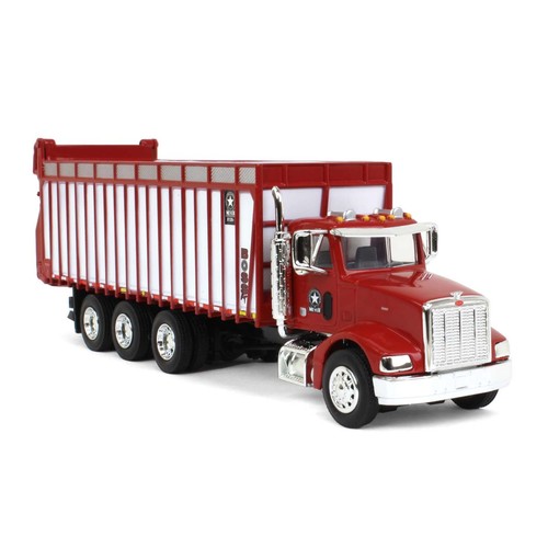 Spec Cast 1/64 Peterbilt 385 w/ Red & White Meyer 8126RT Boss Forage Box MEY-002 - Picture 2 of 6