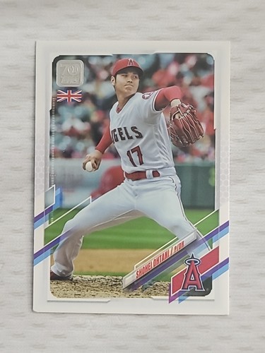 2021 Topps UK Edition #189 Shohei Ohtani BASEBALL Los Angeles Angels