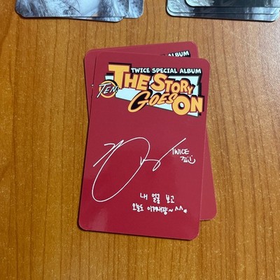 JIHYO TWICE 3 Photocard SET Album [ The Story Goes On ] Official