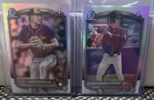 2025 Bowman Refractors 1st of Jacob Morrison and Cameron Maldonado (2-Cards)