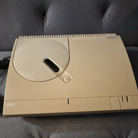 Fujitsu FM Towns Marty Home Console Beige with Controller and Software - READ