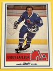1990-91 Kraft NHL Guy Lafleur #22 - From Salesman's Set Factory Cut