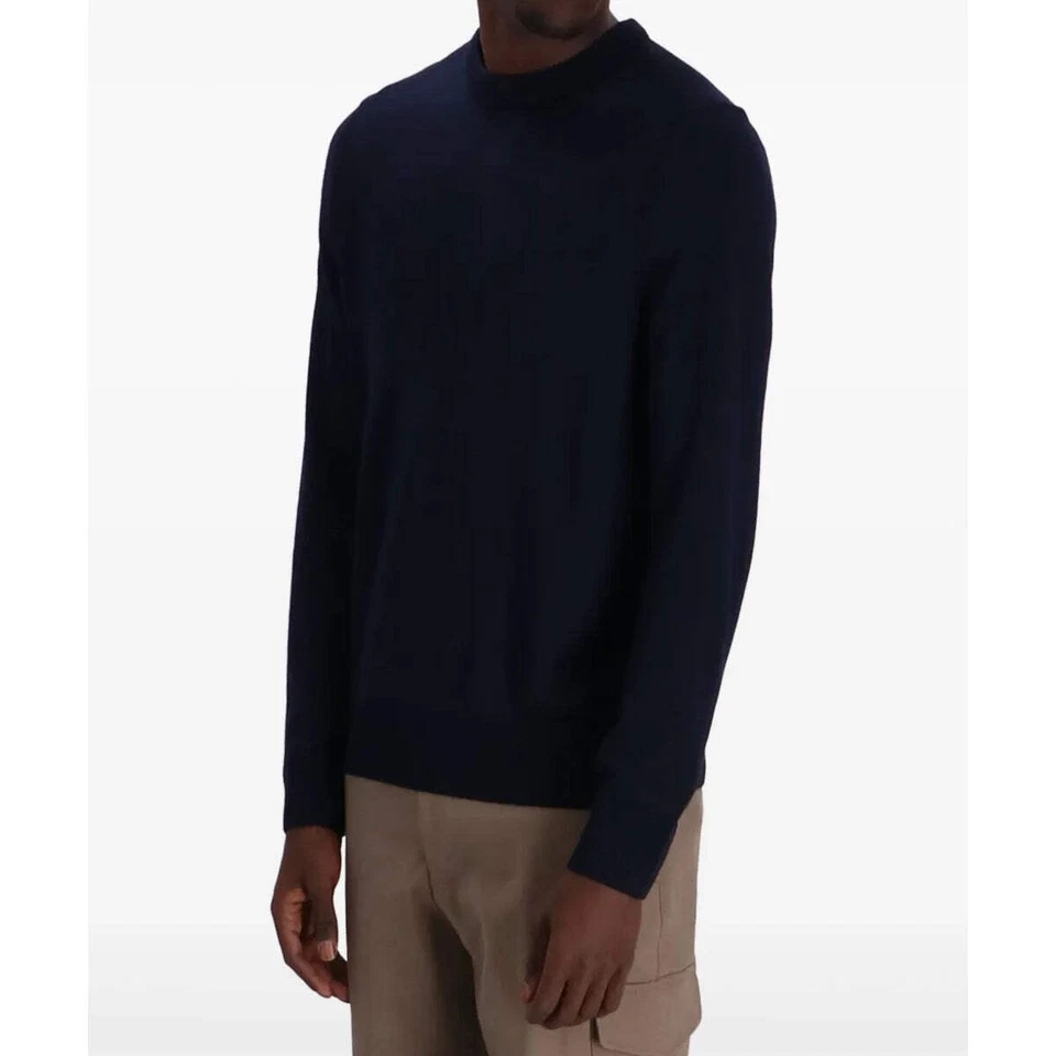HUGO BOSS AVAC_C CREW NECK JUMPER NAVY 404 50501762 - Image 2 of 3