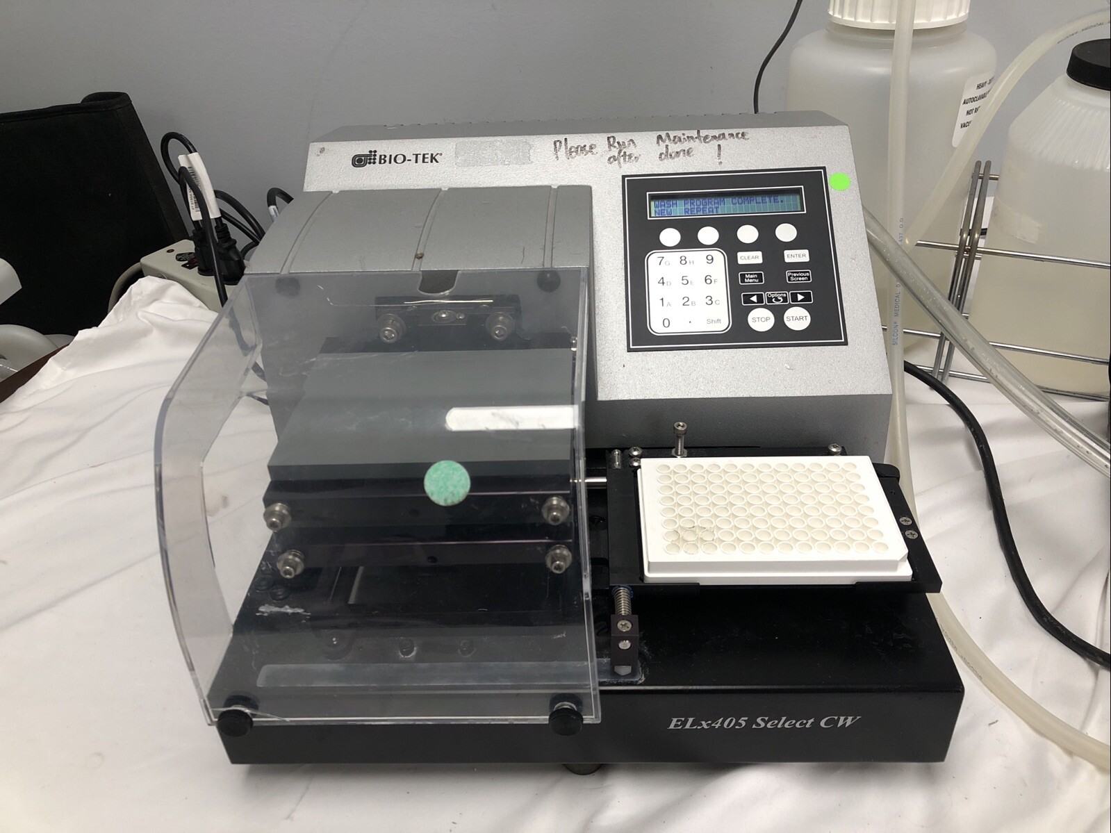 BioTek ELx405 Select CW ELX405UCWSMF Microplate Washer and Vacuum Pump
