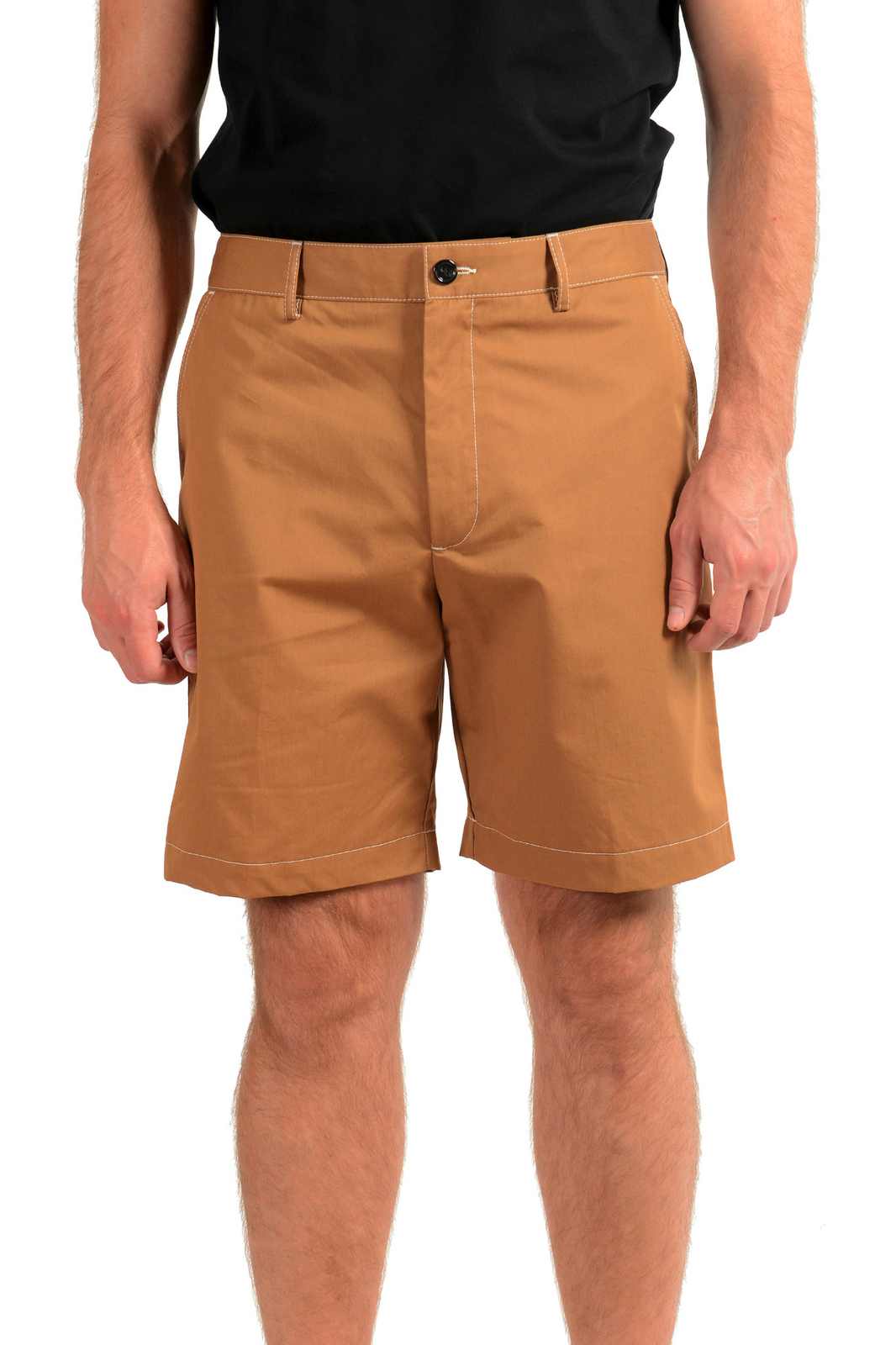 Мужские повседневные шорты Hugo Boss KEDNO-SHORT-CS коричневого цвета размер US 32-48 15690₽