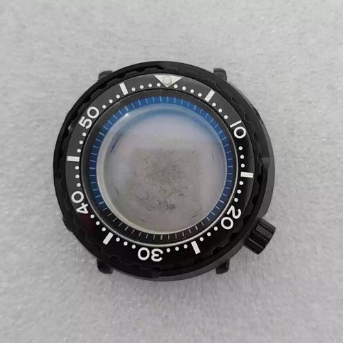 45MM Canister Model Black Case + Blue Inner Shadow Dense Base for NH35 Movement - Picture 6 of 24