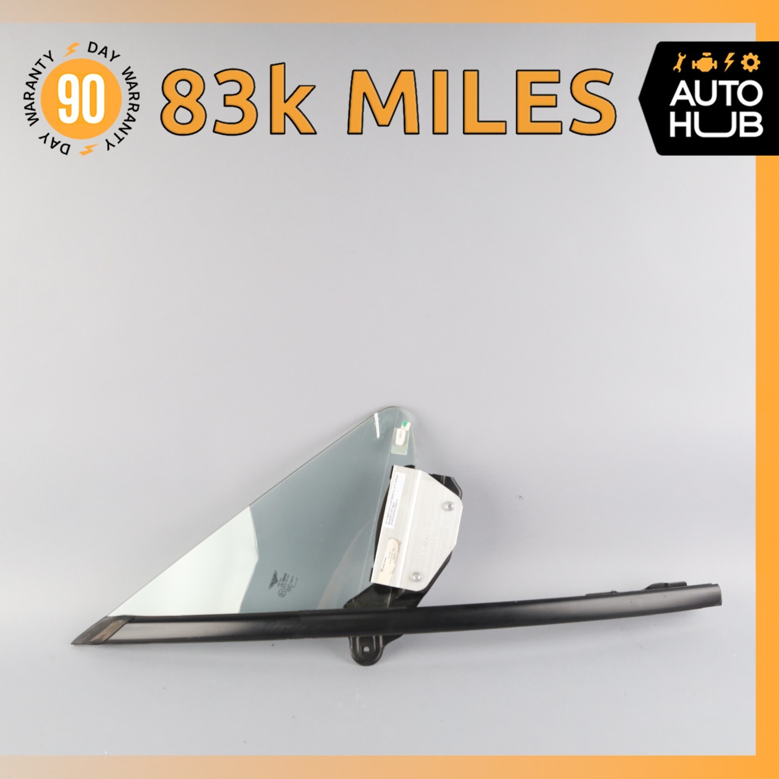 07-11 Bentley Continental GTC Speed Front Right Door Vent Window Glass OEM 83k