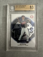Joe Mauer 2002 Topps Pristine #151 RC Rookie BGS 9.5 TRUE Gem MINT Hall Of Fame