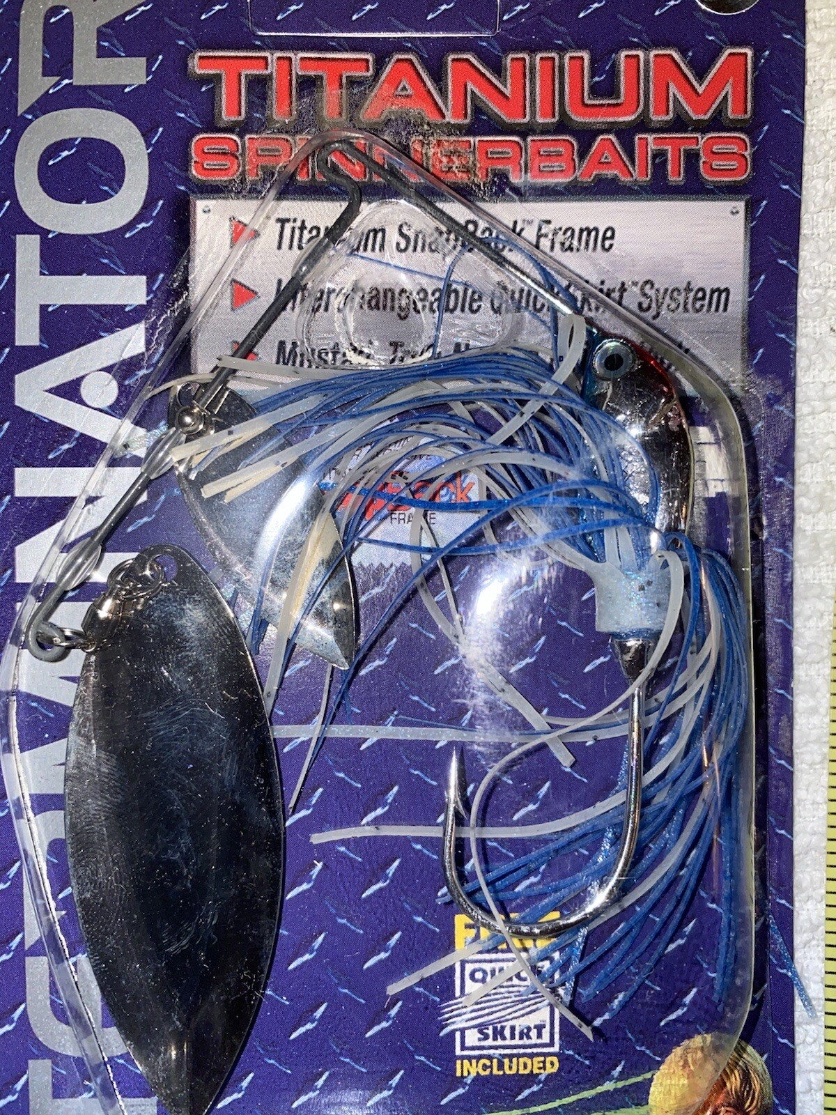 TUFF FIND CLASSIC TERMINATOR TITANIUM SPINNERBAIT FISHING LURES Discontinued 3/4 - Image 5