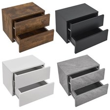 Nachttisch Nachtschrank Wandschrank Nachtkommode Kommode Holz Juskys®