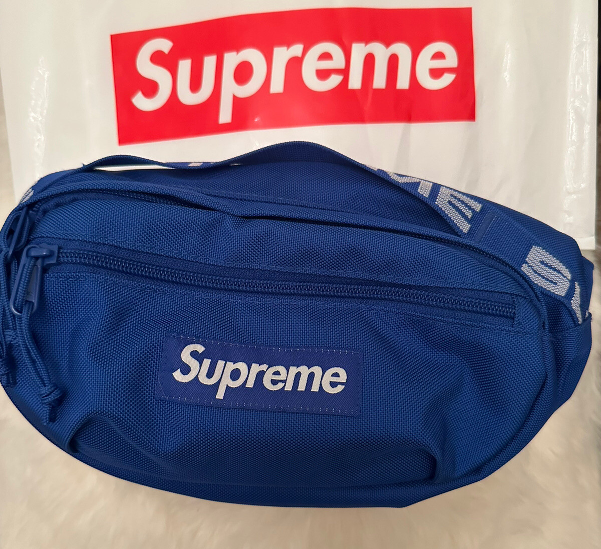 SUPREME Waist Bag/Fanny Pack - (SS18) Royal | eBay