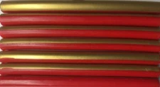 Red and Gold Two-Color Flexible Glue Gun Sealing Wax - 7 Sticks