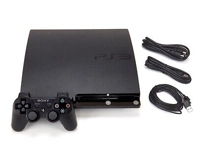 Console Sony PS3 Playstation 3 Slim 160GB com 1 Controle sem Fio e