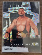 2022 AEW Wardlow White Diamond /50 ALLURE Trading Card Upper Deck #86010