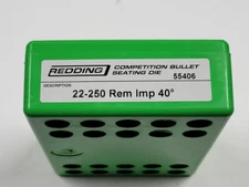 55406 REDDING COMPETITION SEATING DIE - 22-250 REM IMPROVED 40* - NEW  FREE SHIP