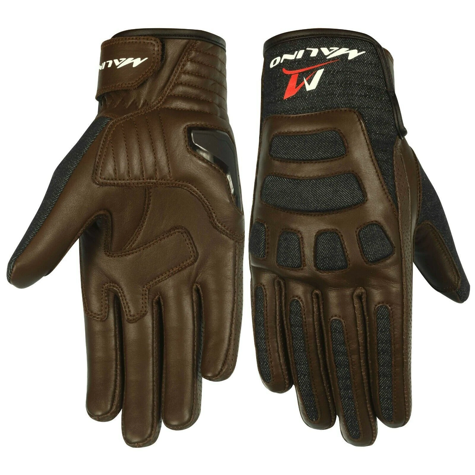 Motorcycle Motorbike Leather Gloves Knuckle Protection Waterproof Riding Gloves