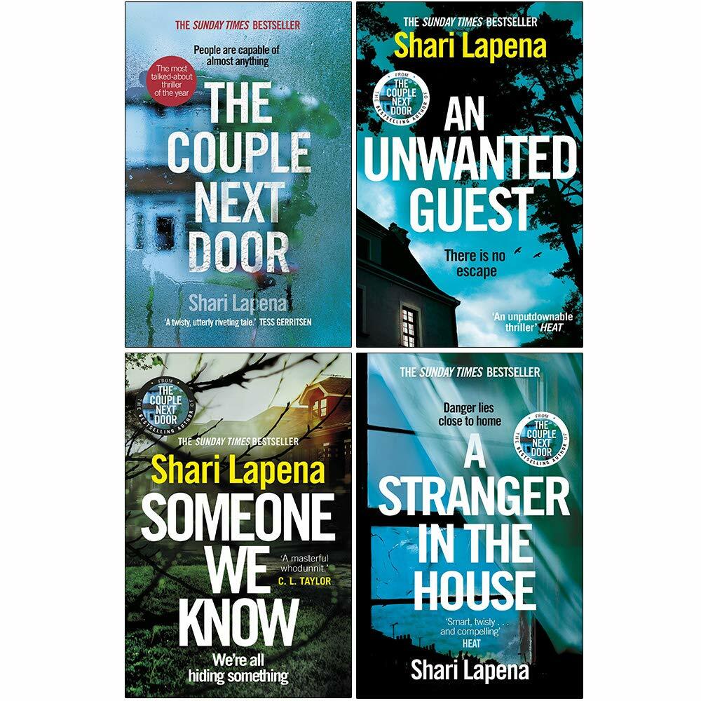 Shari Lapena Collection 4 Books Set  (The Couple Next Door, Unwanted Guest )