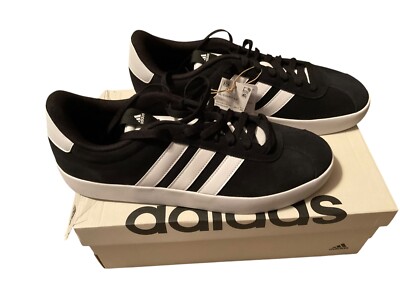 Adidas VL Court 3.0 Skateboarding Shoes ID6278 Black White Men\'s Size 10 Shoes - VL Court 3.0 Shoes - Black | adidas Oman main image 2
