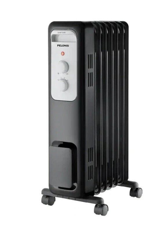 Intertek HO-0279 1500W Electric Oil Filled Radiator Space Heater - Black  810004813496 | eBay