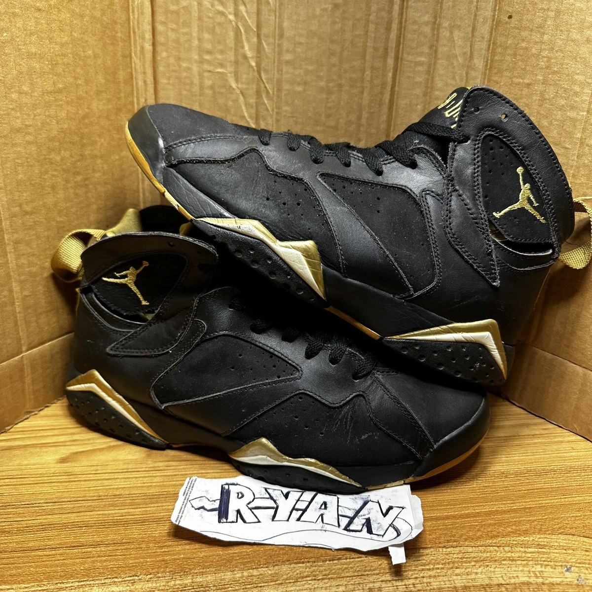 Jordan 7 Retro Golden Moments 2012 Size 8.5 Used 304775-030