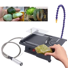 PortableTable Saw,Gem Jewelry Rock Polishing Tool,Jade Cutting Carving Machine