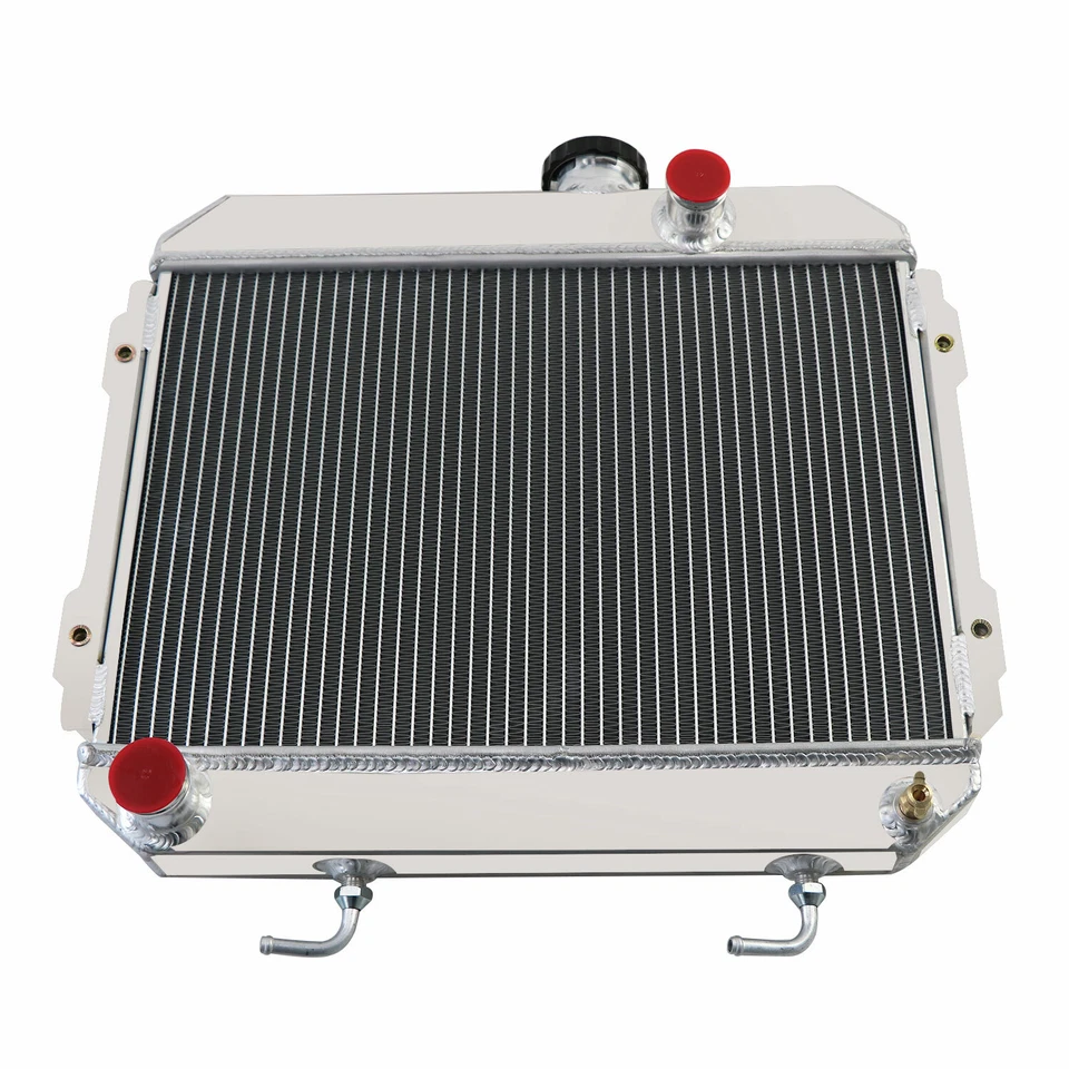 Radiador de aluminio de 3 filas adecuado para Toyota Corolla KE30 KE35 KE38 KE55 KE70 AT 1974-1985 Foto 4 de 4