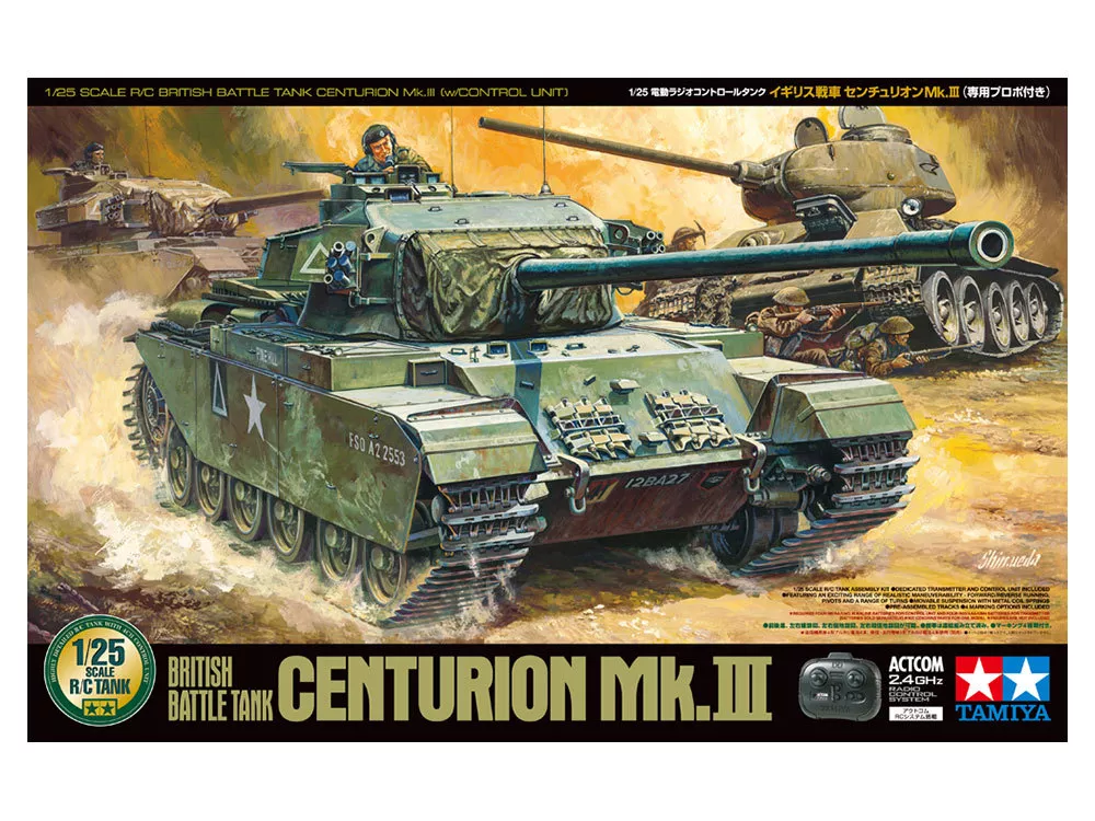 Tamiya 56604 1/25 Scale RC British Battle Tank Centurion Mk.III w