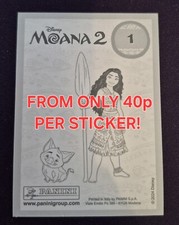 Disney Moana 2 Sticker Collection Singles (Panini, 2024) *YOU CHOOSE* ONLY 40p!