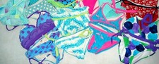 JUSTICE Polka Dot 7 8 10 Tankini Bikini 2 Pieces SWIM SUIT Blue Purple Green