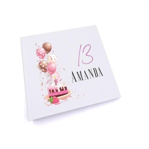 Personalised 13th Birthday Gifts for Her Photo Album UV-558 - Picture 1 of 2