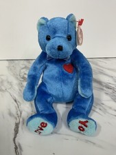 Ty Beanie Babies Dad-E The Fathers Day Bear Plush Soft Toy New With Tags