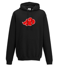 Anime Naruto Akatsuki Red Cloud Cloak Japanese Hoodie All Sizes Adults & Kids