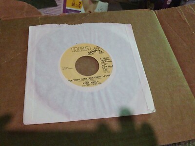 Eurythmics - Sexcrime (Nineteen Eighty-Four) 45 Vinyl Record  RCA  1984 promo