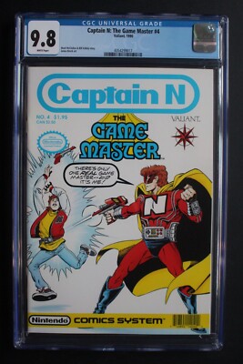 Captain N the Game Master #4 Samus Aran Kid Icarus DONKEY KONG Lana 1990 CGC 9.8