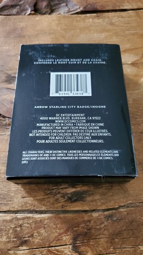 DC Collectibles CW ARROW Starling City Police Badge 1:1 NEW - Picture 4 of 4