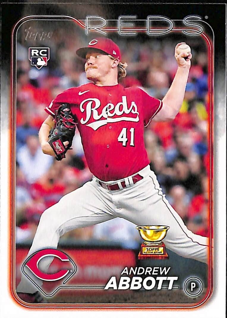 2024 Topps #214 Andrew Abbott Rookie RC Card Reds
