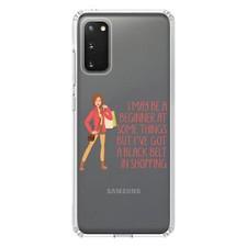 Clear Case for Galaxy S (Pick Model) Beginner at Some Things Black Belt Shopping