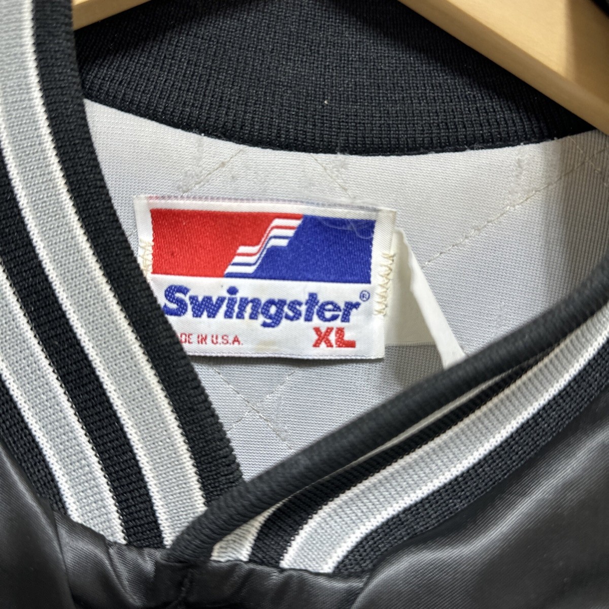 Veste en satin de baseball vintage chicago white sox en