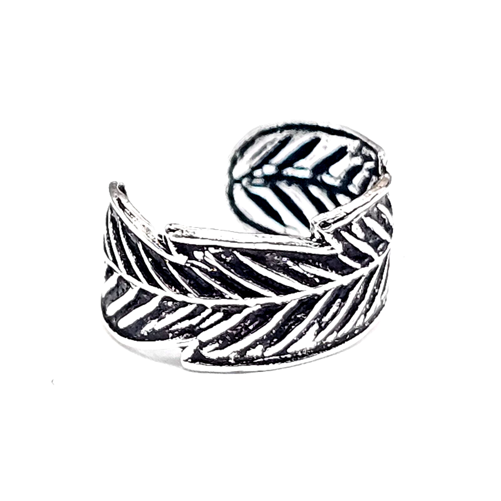 Feather Ear Cuff 925 Sterling Silver Earring Unisex Orbital Helix Jewellery