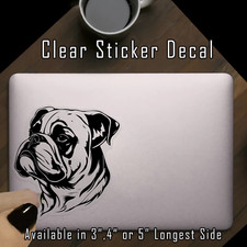 Bulldog Decal Sticker for Car, Truck, Laptop, Tumbler