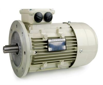 TECO 1PS 0,75kW 3 DREHSTROM ELEKTROMOTOR 1430 U/min 4 polig B5 230V/400V/415V