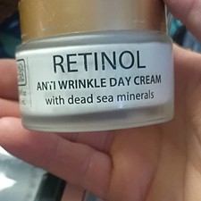 Retinol Anti Wrinkle Day Cream Dead Sea Minerals Face Treatment