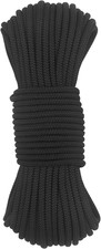 Static Climbing Rope 6mm Accessory Cord Ropefor Arborist Tree Black